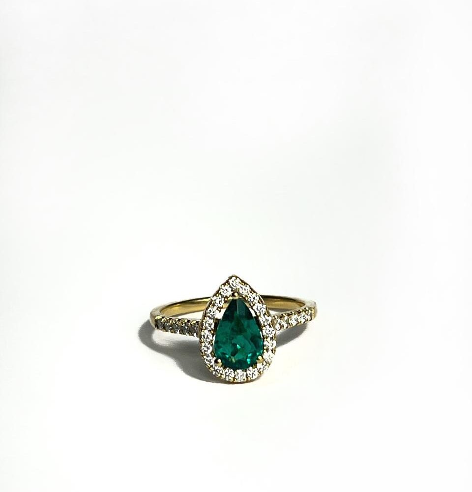 Anillo Halo Lágrima